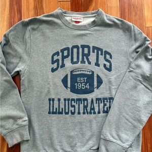 Sports Illustrated Gray Athletic Crewneck Sweatshirt
